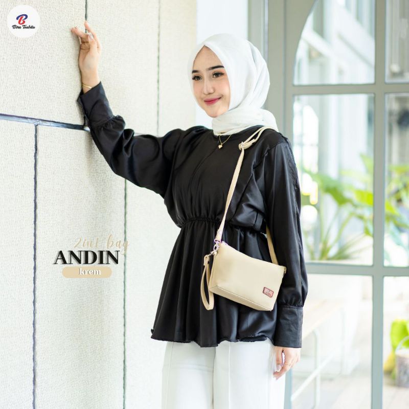 Biru Tsabita Andin Bag Tas Handphone Lucu Anti Air