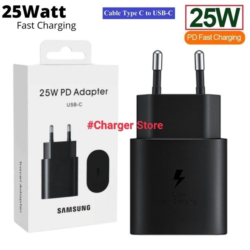 Adaptor Batok Charger 25W USB C Samsung Fast Charging ORIGINAL