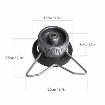 Adapter Nozzle Tabung Gas Butane Head Conversion / Kepala Gas Kaleng Penghubung Kompor Camping Portable / Adapter Penghubung Selang Gas Alat Refill Gas Tanpa Selang Berkualitas Awet Murah / Kepala Gas Kecil Alat Pengisi Tabung Adaptor Konektor Gas Kaleng