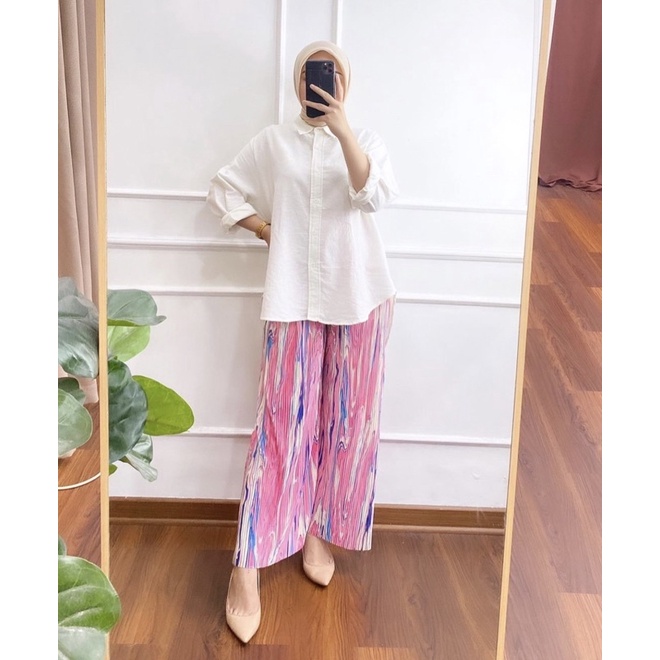ABSTRAC BKK PLEATS CULLOTE By Missyshop / Kulot Plisket Motif / Kulot berwarna