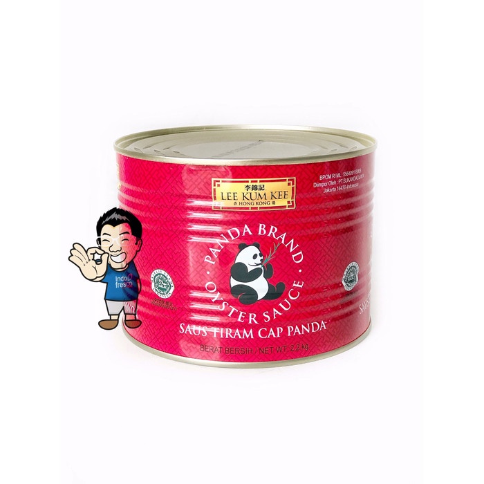 

LEE KUM KEE OYSTER SAUCE PANDA BRAND- SAUS TIRAM KALENG 2.2KG