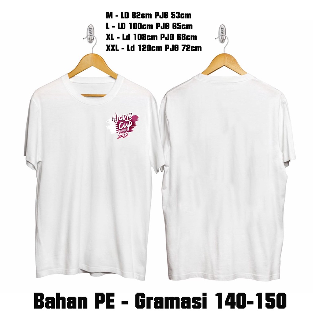 GSC - Baju Kaos Oversize World Cup Qatar 2022 / Kaos Oversize Size M-XXL / Kaos Oversize Wanita Terbaru