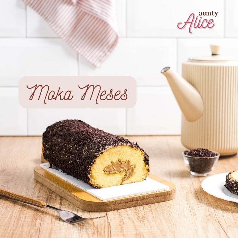 

Bolu gulung / roll cake moka meses / roll cake meses /bolu gulung medan