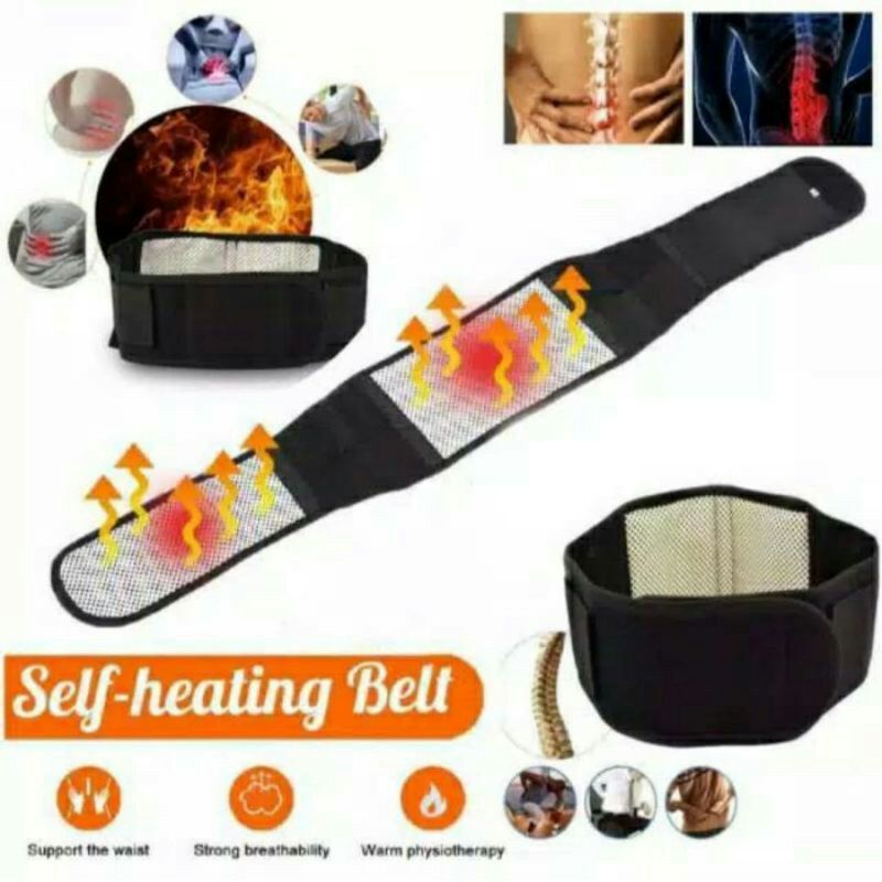 SABUK MAGNET TERAPI PINGGANG PUNGGUNG THERAPY TOURMALINE