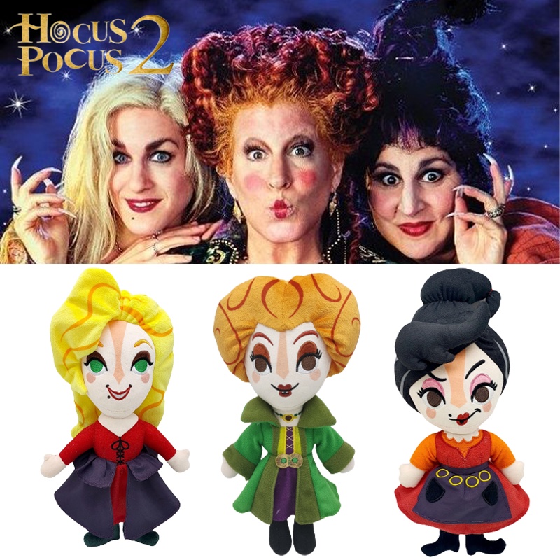 Mainan Mewah Hocus Pocus Cuddly Lembut Dan Menggemaskan Saudara Sanderson Dibuat Dengan Bahan Unggul Untuk Awet Dan Aman
