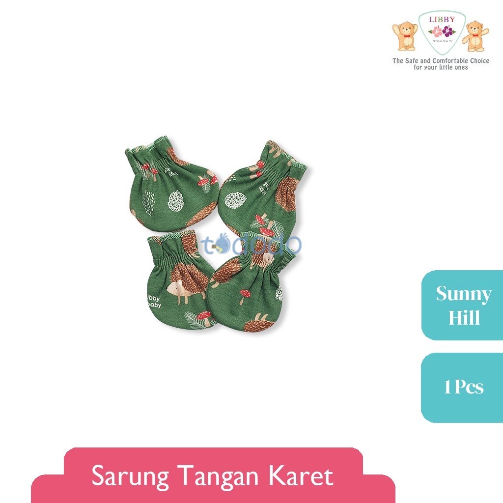 Sarung Tangan &amp; Kaki Bayi LIBBY Motif Sunny Hill (1pcs/set)