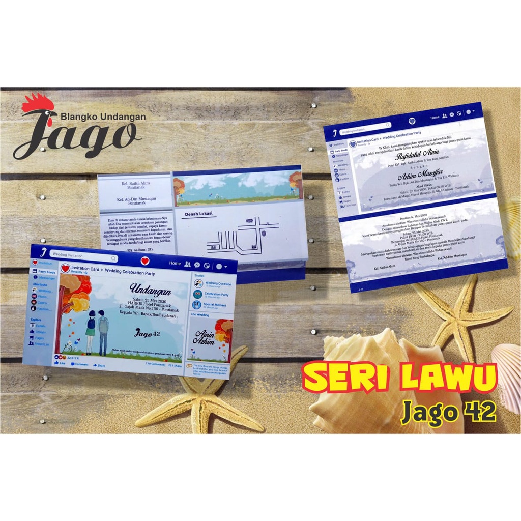 Blangko Undangan Jago 42 (Free File Setting Corel)