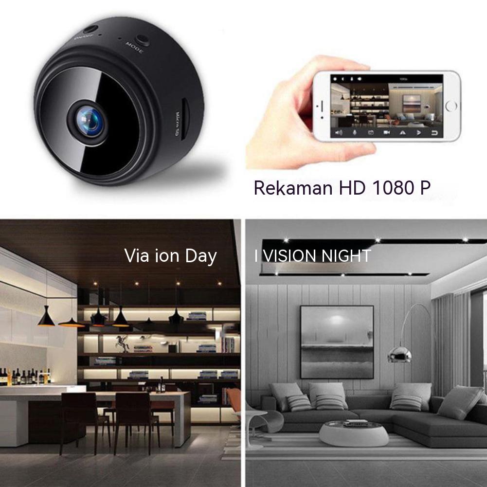 【COD】CCTV Kamera Mini Wifi Full HD 1080P/Perekam Video Yang Lebih /Camcorder Dvr Mini/Modul Ruang IP Kamera Wifi
