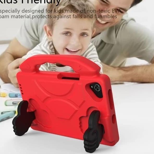 Samsung Tab A8 A 8 inch 2019 T295 Case Cover Anak Kids Lucu soft - Merah