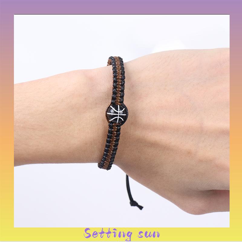 1 Pcs Gelang Couple Tali Fashion Korea Basket Gaya Untuk Pria Dan Wanita TN