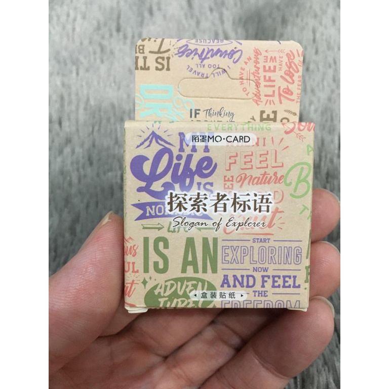 

STICKER DECO INSPIRATIONAL WORD 2 STIKER SCRAPBOOK DIARY JOURNAL BUJO