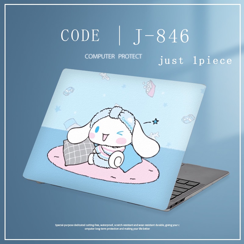 1pc Universal Menyesuaikan Pola COD Cover Laptop Cinnamoroll Stiker Skins FFOR ASUS VIVOBOOK 2022 OLED M3502R N7401Z K6602Z K6500Z M6500R M6500Q Lukisan Notebook Film