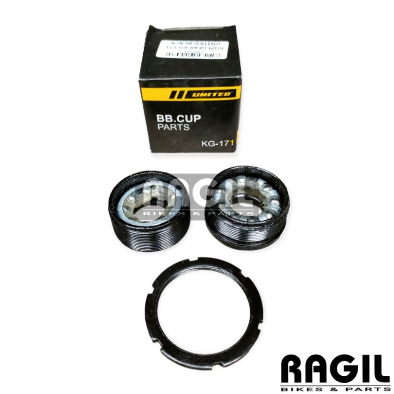 BB CUP UNITED KOM TENGAH SEPEDA BMX MINI LIPAT JENGKI ONTHEL ONTEL GIR CRANK GEAR AS