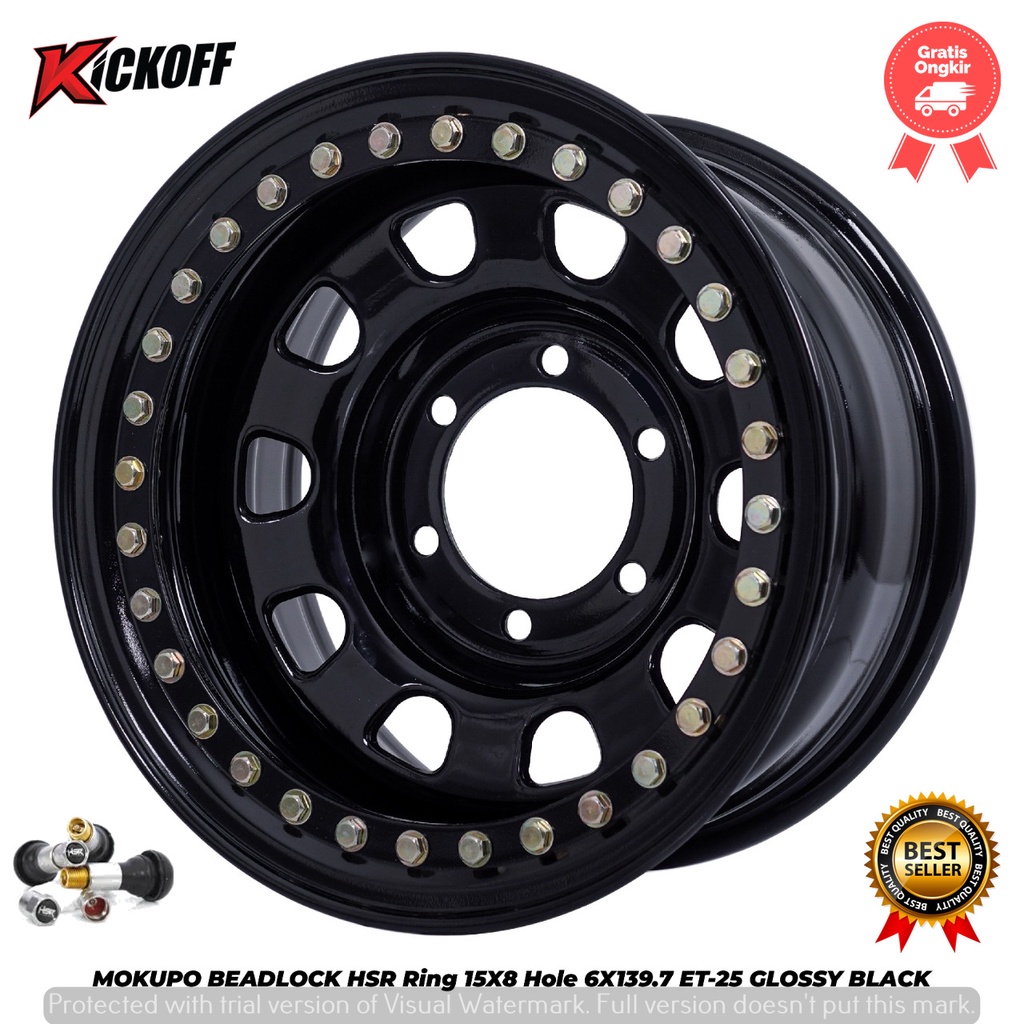 Jual VELG BESI R15 PCD 6X139,7 PAS BUAT TRIRON,FORTUNER,PAJERO,TRITON