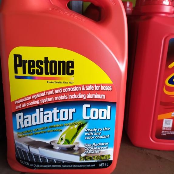 air radiator coolant prestone 4lt - Hijau