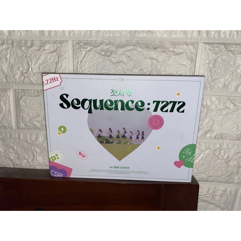 CSR FIRST MINI ALBUM SEQUENCE: 7272 SEQUENCE: 17 % POP POP LOVETICON ALBUM ONLY