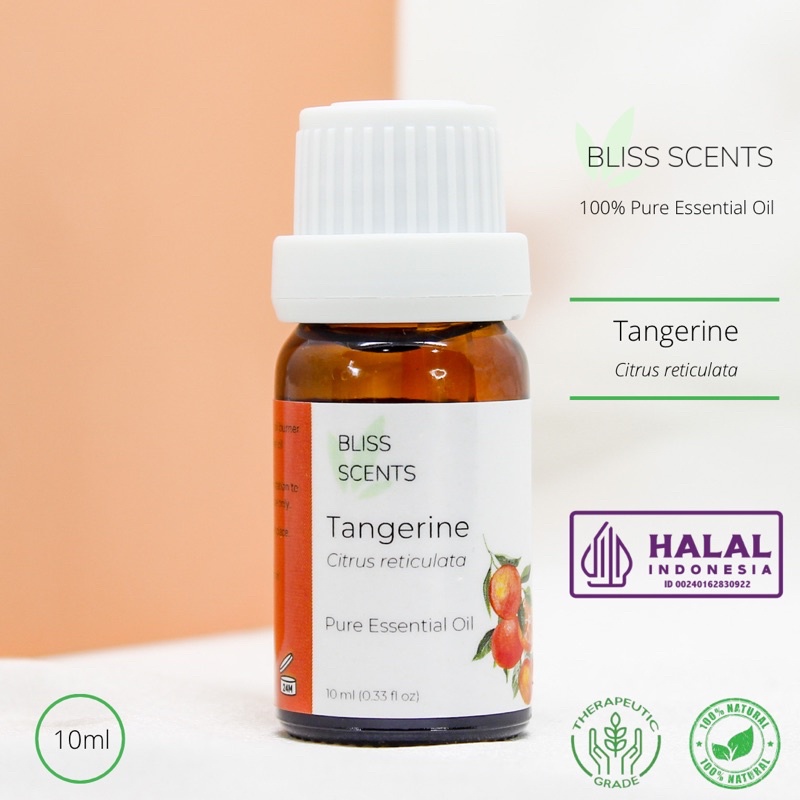 Bliss Tangerine Essential Oil Aromaterapi 100% Murni Therapeutic Grade Aromatherapy