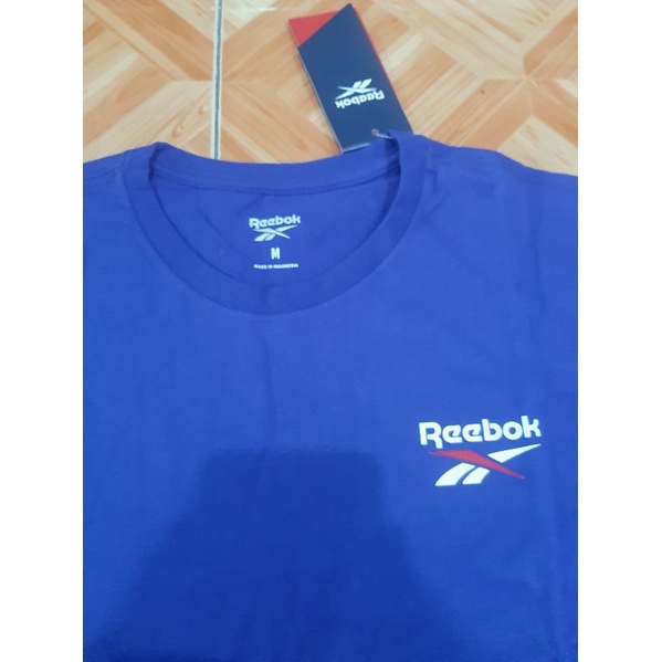 Kaos Reebo Ree Basic Men Graphic Tee Blue