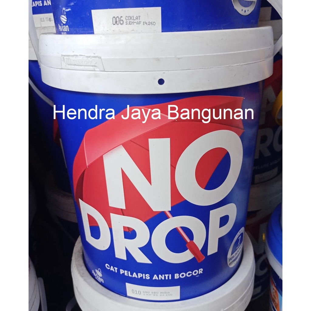 NO DROP WATERPROOF/CAT PELAPIS ANTI BOCOR/CAT TEMBOK LUAR ALL COLOUR 4KG