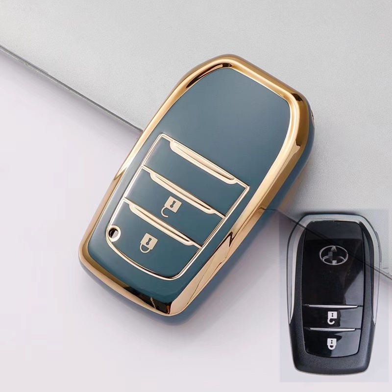 Casing Kunci Remote Mobil Keyless Untuk Toyota Alphard / Vellfire 2015-2022 Hilux Rogue &amp; Revo / New Innova / Fortuner RAV4