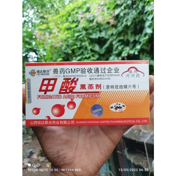 ampul lebah obat kutu lebah asli original