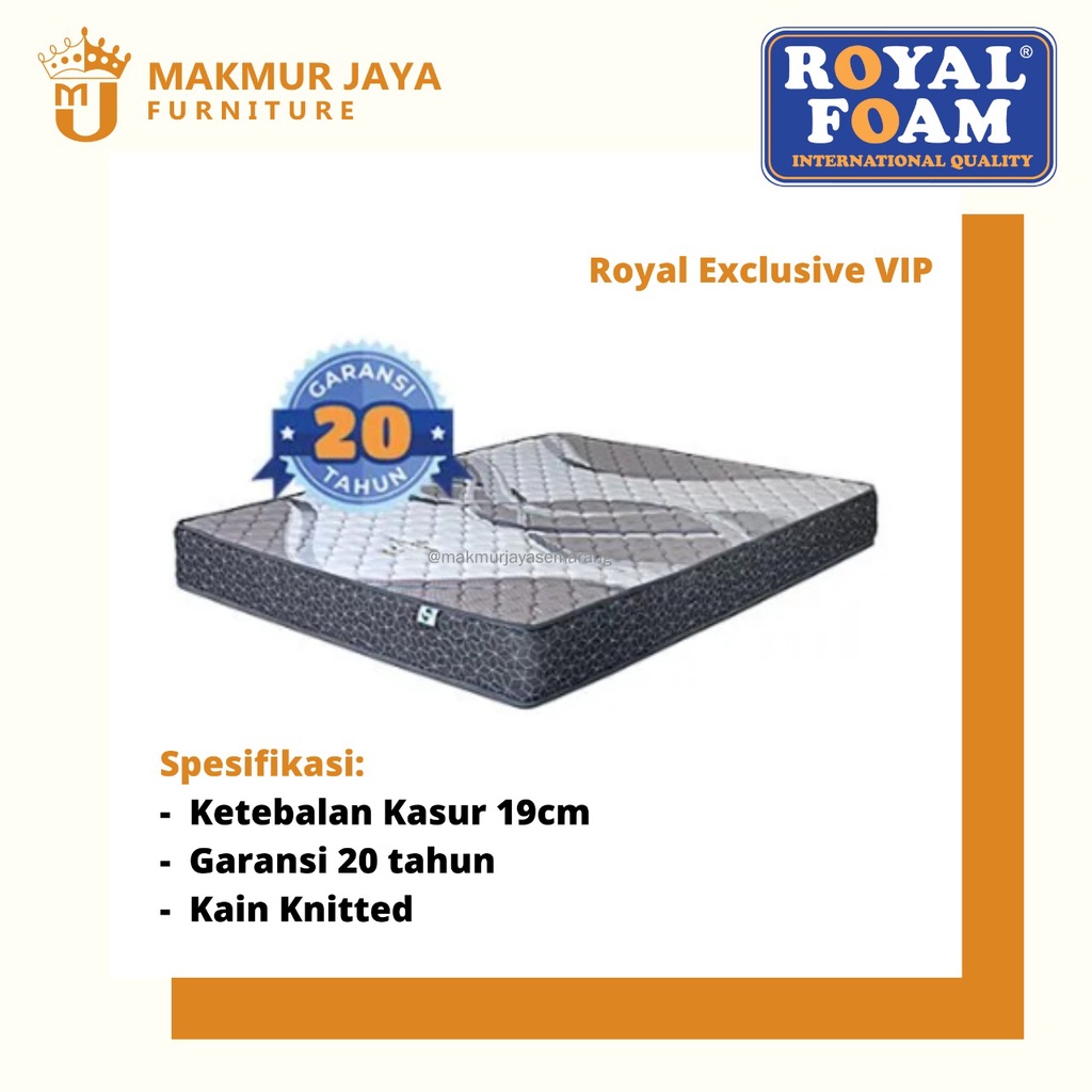 Kasur Busa Royal Foam Royal Exclusive VIP