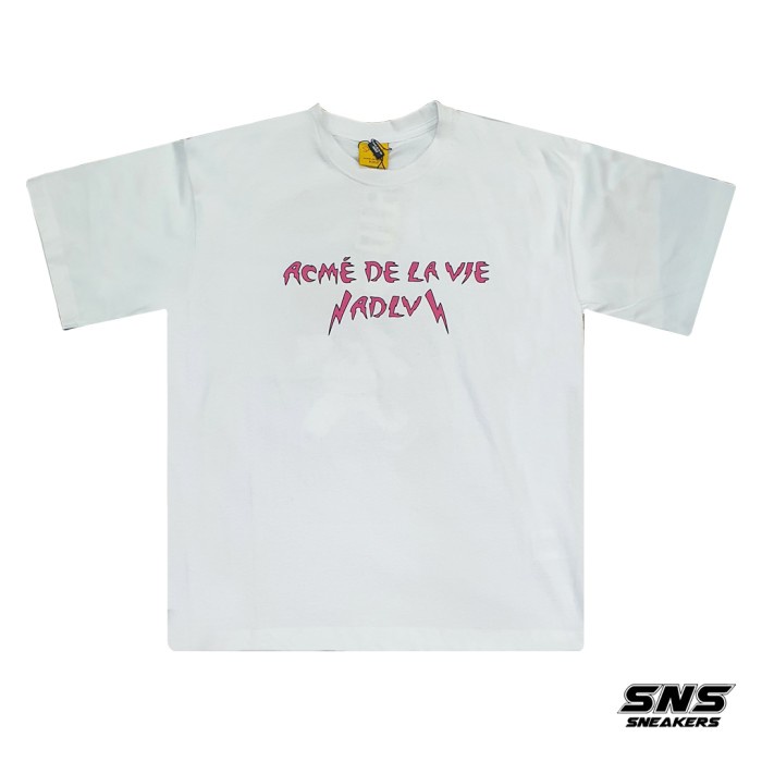 ADLV x Simpsons Skateboard Bart White Tee 100% Original Authentic