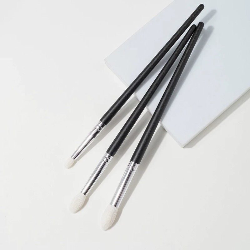 Pilih size - 1Pcs Goat Hair Tapered Crease Blending Brush Eyeshadow Make Up Cosmetic Kit Maquiagem Smudge Eye Makeup Brushes