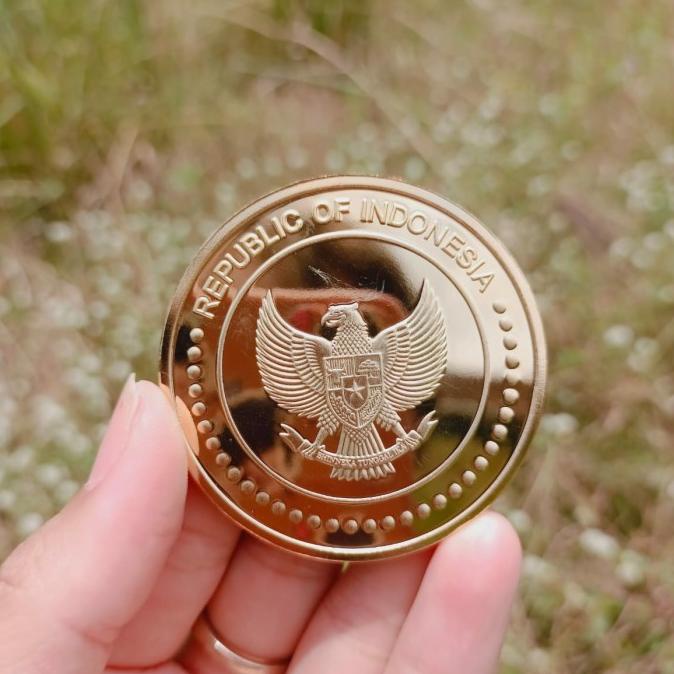 Coin / Medali Peringatan HUT 75tahun Republik Indonesia Cetakan Peruri