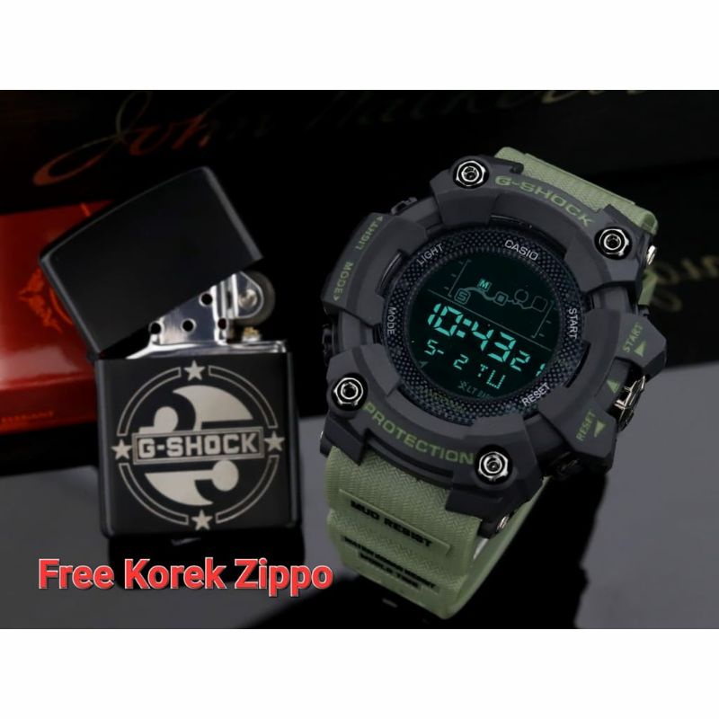 New Arrival!!! Free Korek Zippo Jam Tangan B1000 Warna Kesukaan Anti Air Bisa COD