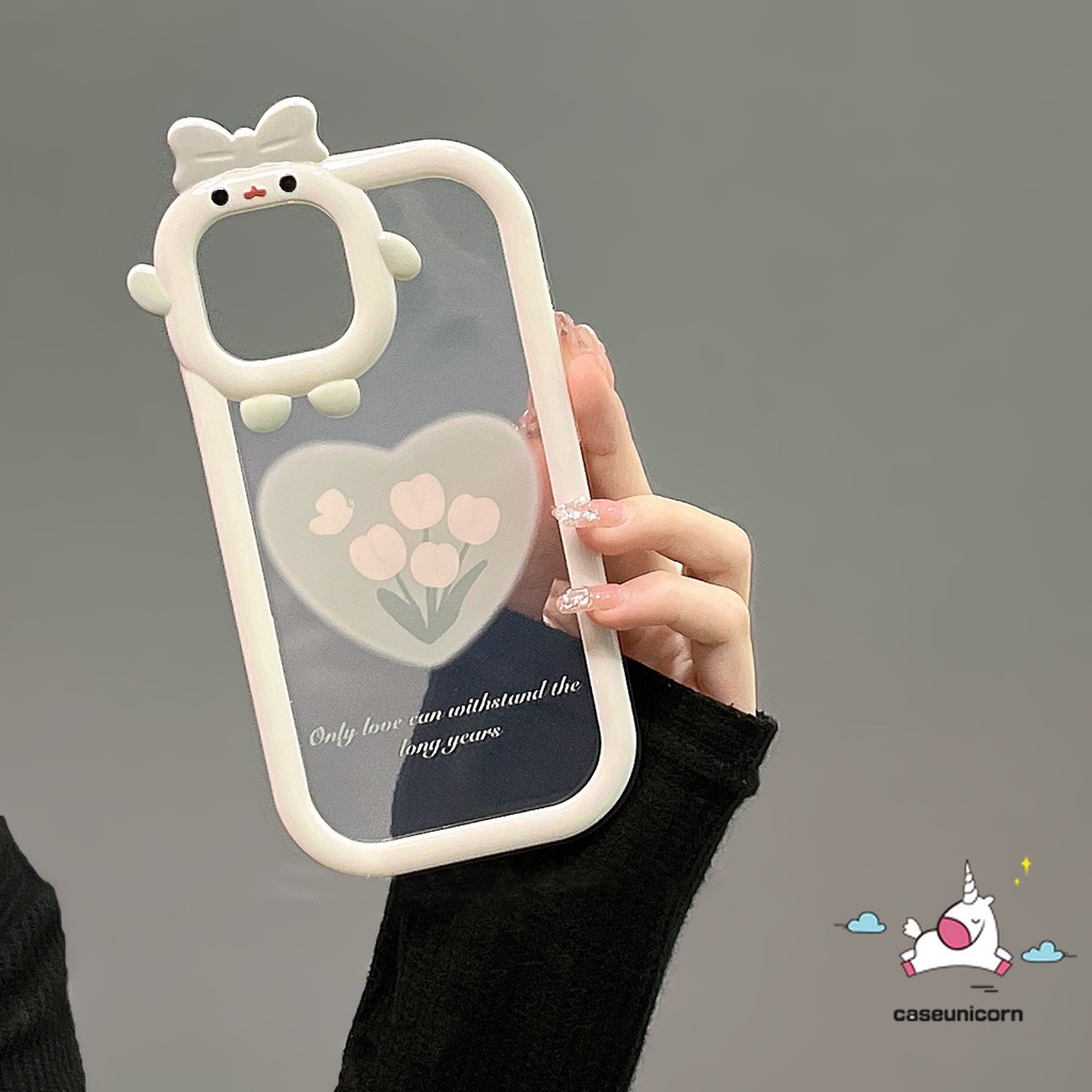 Soft Case Desain Bunga Tulip 3D Untuk Vivo Y35 Y20 Y11 Y21 Y17 Y16 Y15s V25 V25E V23E V23 Y12 Y12i Y15 Y31 Y22 Y22s Y30 Y20 Y15 Y33s Y20