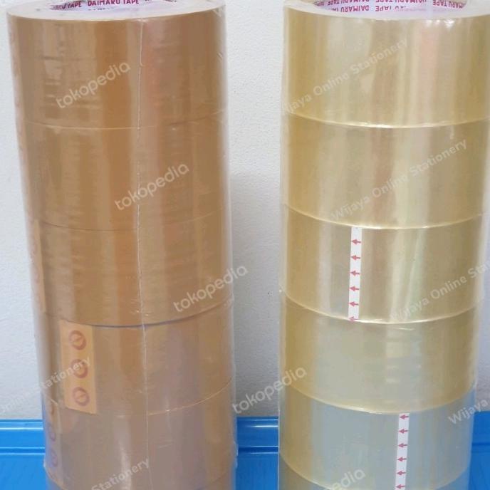 

Lakban Coklat / Bening DAIMARU 2 (6 Rol)