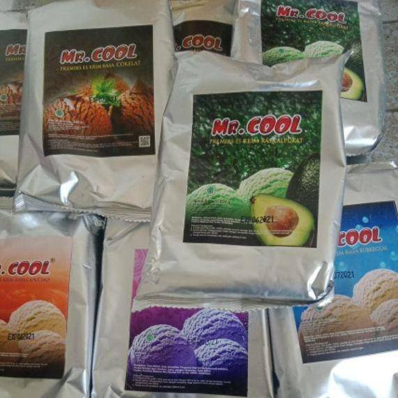 

₭ BUBUK ICE CREAM MR COOL 250 GRAM ENAK & LEMBUT