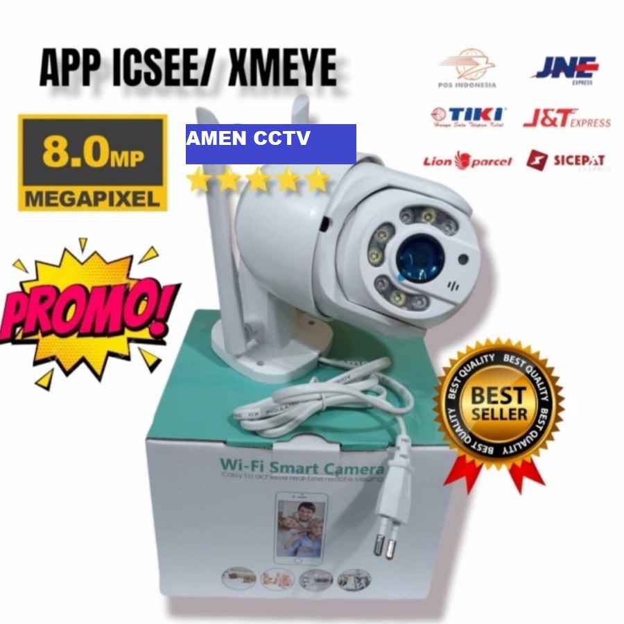 IP Camera Outdoor Wireless CCTV PTZ 8MP XMEYE ICSEE High Quality