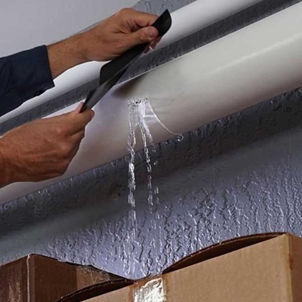 

Lakban Anti Bocor tambal kolam renang, pipa, paralon, ember