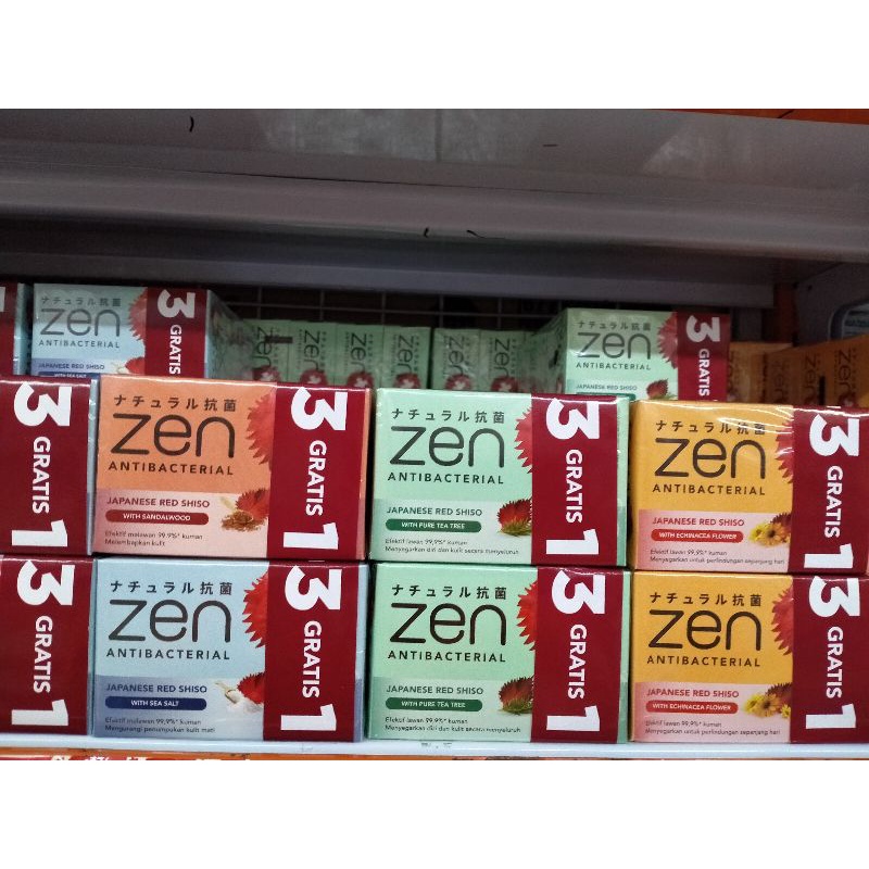 Sabun Batang Zen ( Beli 3 Gratis 1)