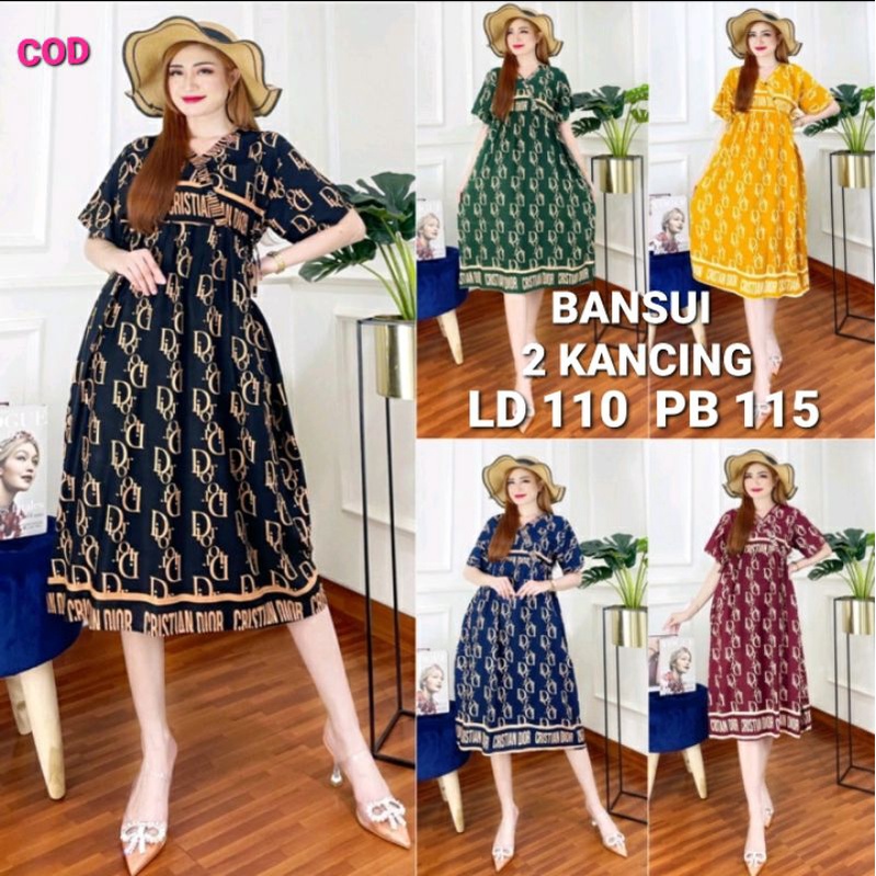 DASTER BUSUI MODEL KIMONO KANCING DEPAN BAJU TIDUR BAHAN RAYON ADEM