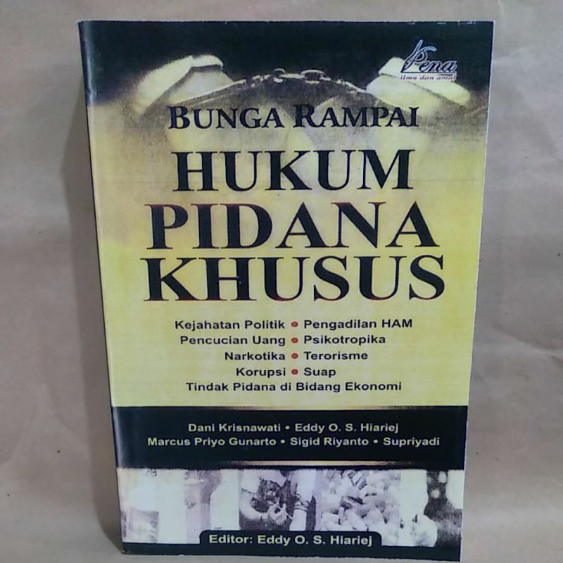 

Hukum Pidana Khusus Bunga Rampai