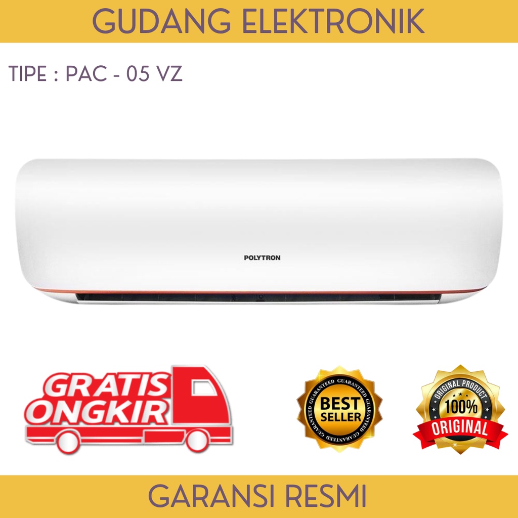 AC POLYTRON 1/2PK - PAC 05 VZ - NEUVA + PASANG - FREE ONGKIR SERANG KOTA