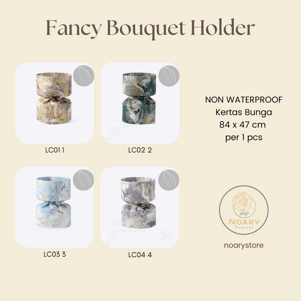 FANCY BOUQUET HOLDER CELLOPHANE