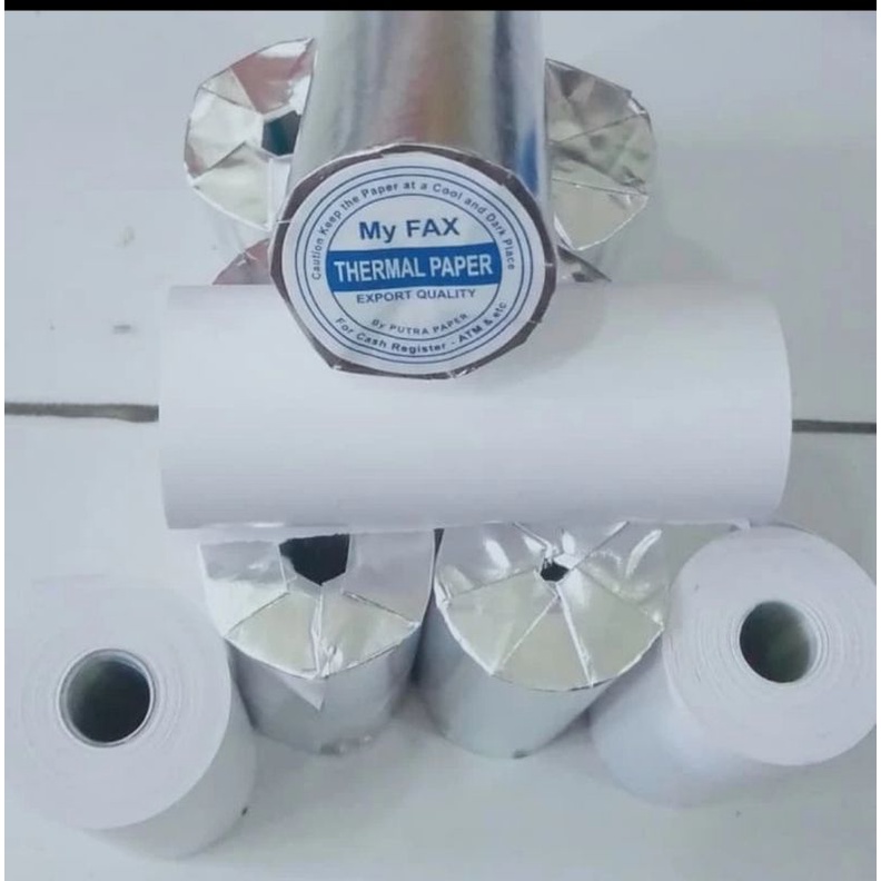 

Kertas Struk Thermal 80x33mm Paket Murah 10 Roll