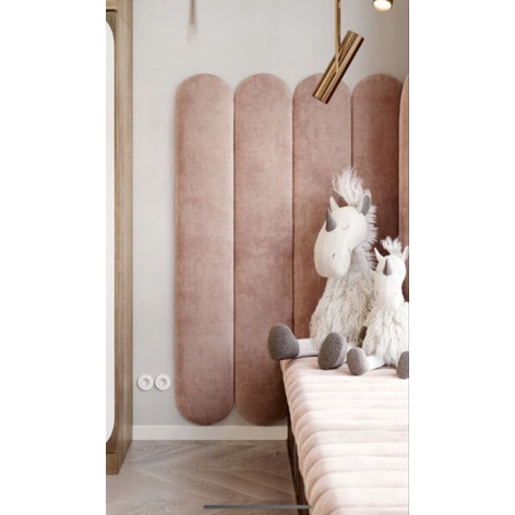 Headboard Wall Panel/ Wallpaper 3D Foam Oval paling murah best seller