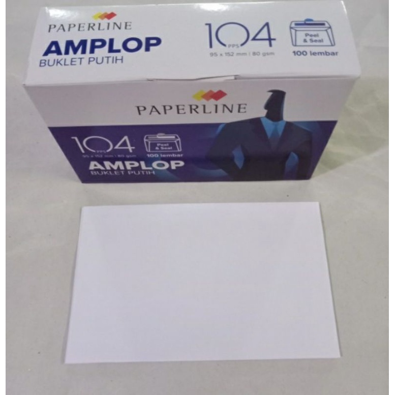 

Amplop sedang putih ( 95x152 mm ) (10 lembar)