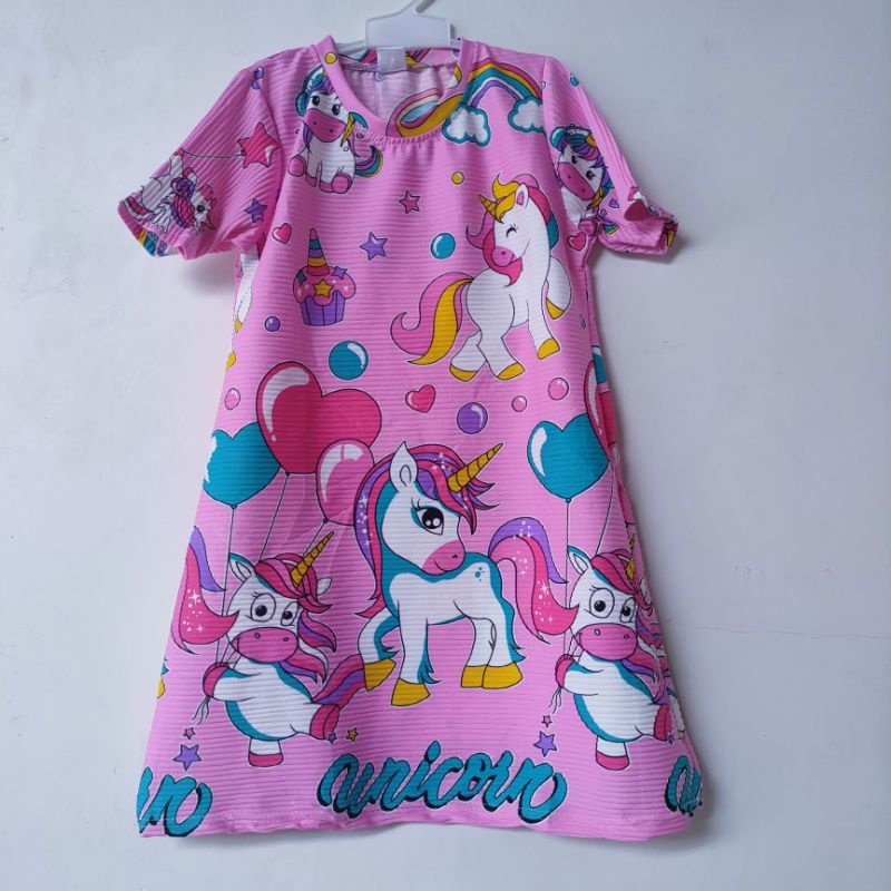 Dress Turun Naik Anak Kuda poni 1 2 3 4 5 6 7 8 9 10 gaun anak viral fatonah Shop baju anak cewek perempuan ( Turnaek KUDAPONI )