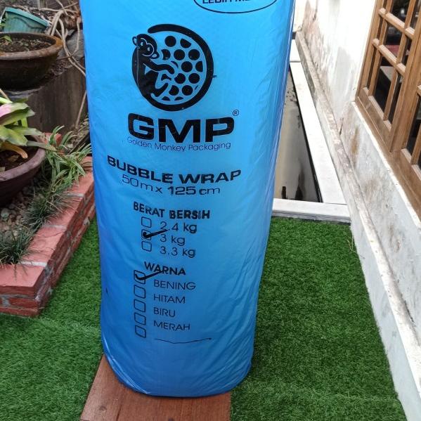 

bubble wrap plastik gelembung packing roll 50meter tinggi 125cm - GMP 3.0 Bening