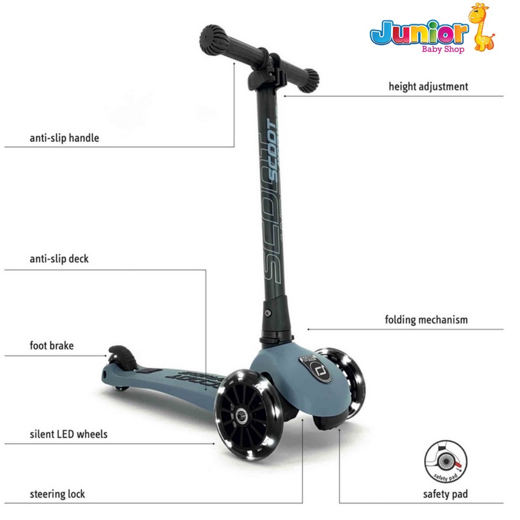 Scoot And Ride Highway Kick 3 Scooter - Sepeda Skuter Anak Skooter Scoot Baby Pedal Kids Toddler