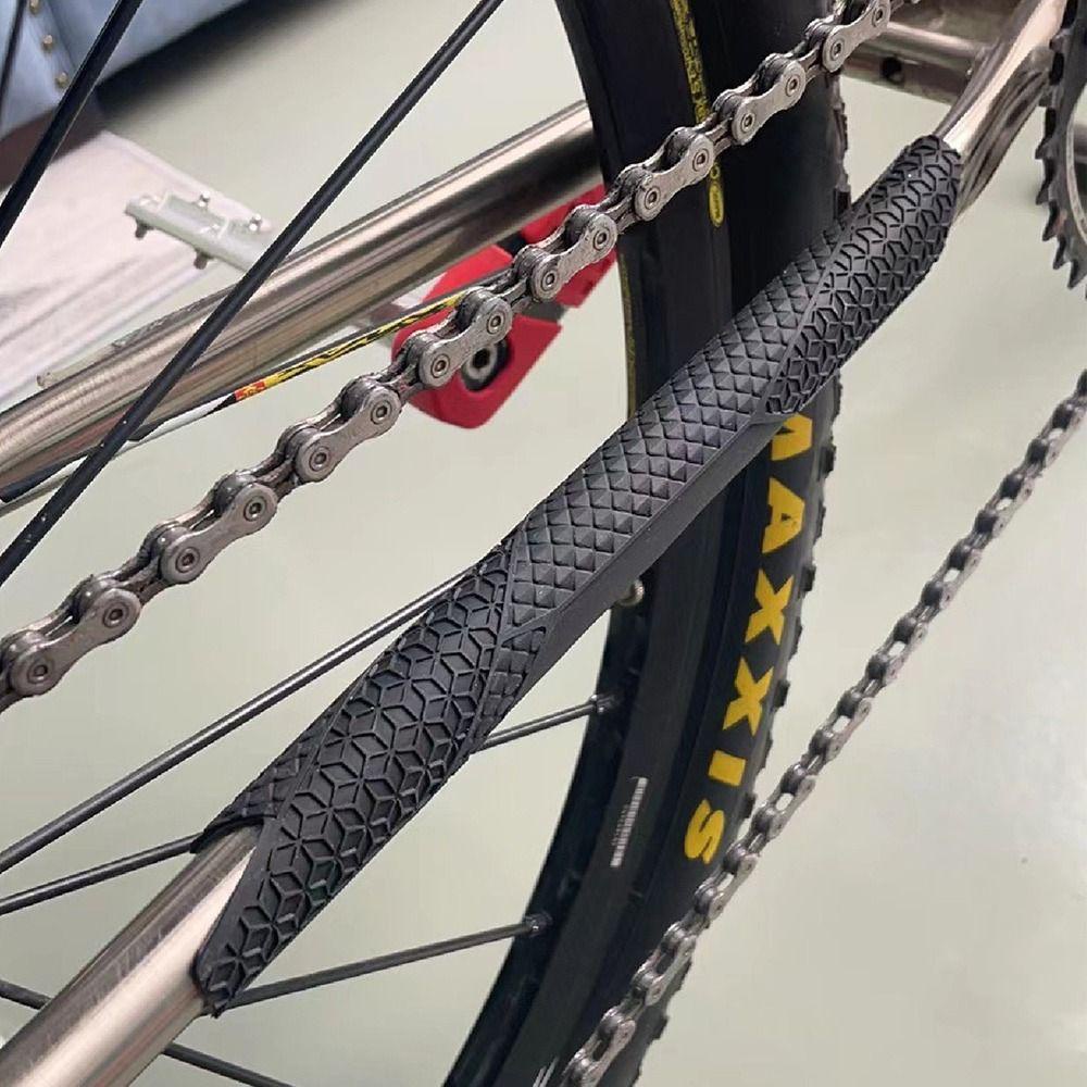 R-FLOWER Rantai Sepeda Pelindung Outdoor MTB Sepeda Jalan Kabel Selang Perawatan Anti Gores Stiker
