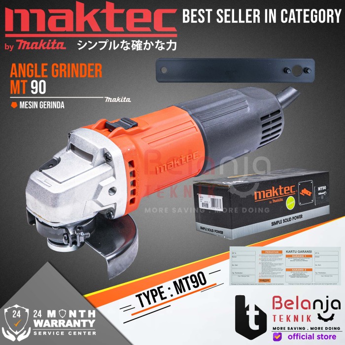 Mesin Gurinda Tangan Maktec Mt 90 4 Inch 540 Watt Gurinda Maktec Mt90