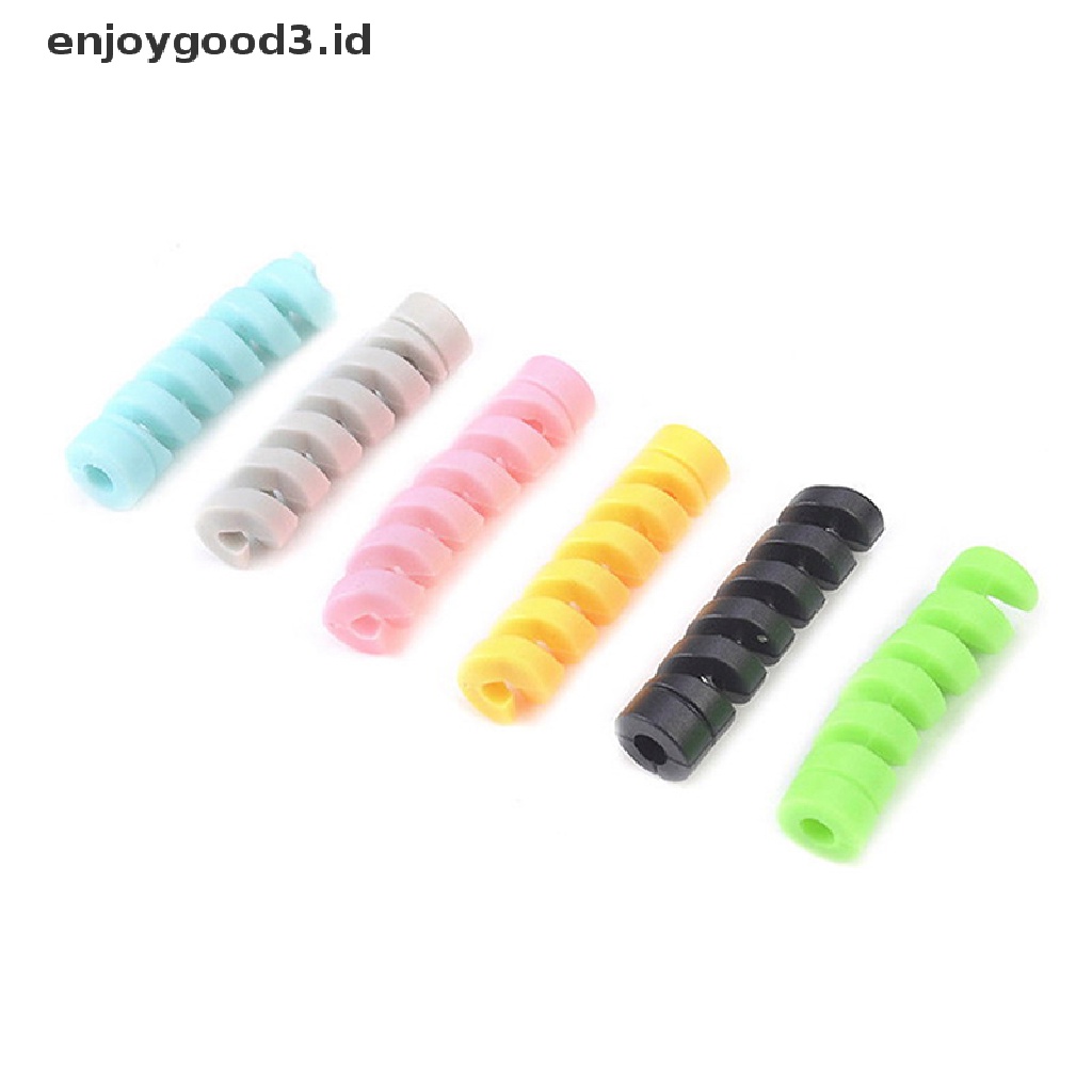 10pcs Pelindung Kabel Charger USB Untuk iPhone 8 X