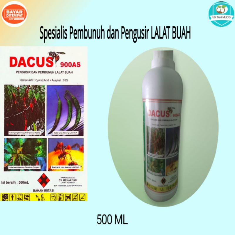 DACUS 900 AS INSEKTISIDA SPESIALIS PENGUSIR DAN PEMBUNUH LALAT BUAH-500 ML